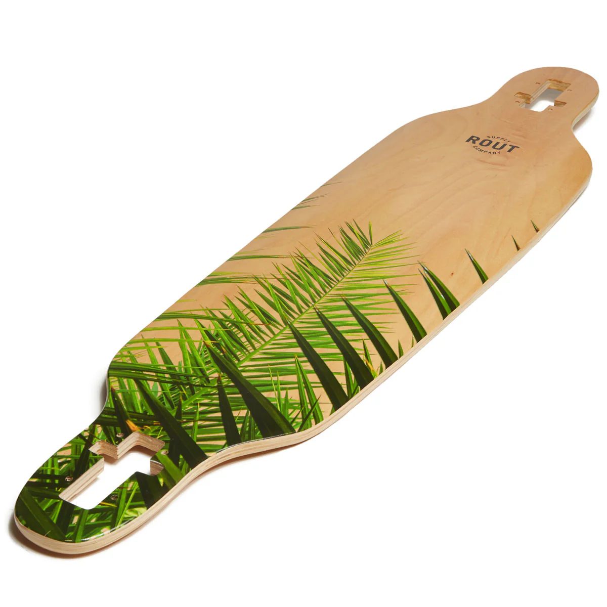 Rout Palms Drop-Thru Longboard Deck - Image 4