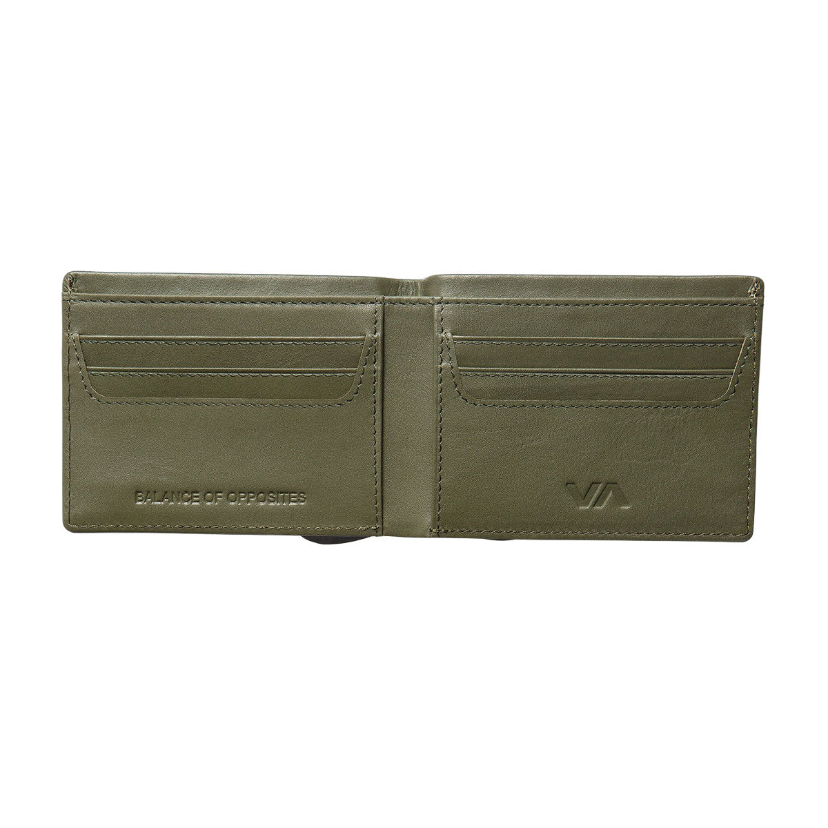 RVCA August Bifold Wallet - Olive - Image 2