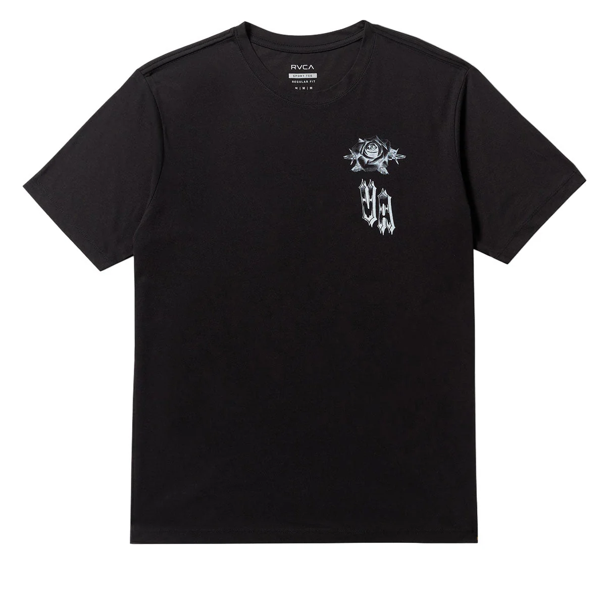 RVCA Benj Tiger Eyes T-Shirt - Black - Image 2