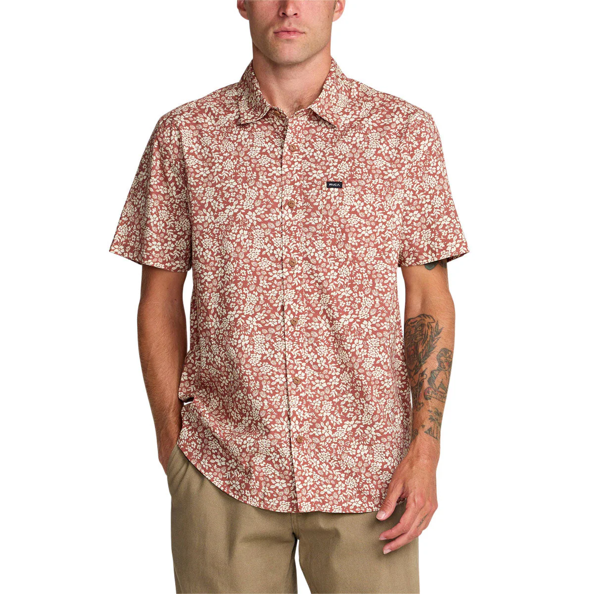 RVCA Botanical Shirt - Rawhide