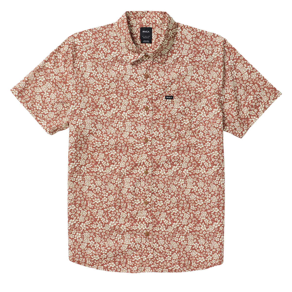 RVCA Botanical Shirt - Rawhide - Image 5