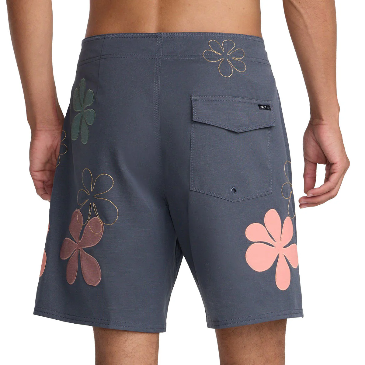 RVCA Bryce Baker 18 Boardshorts - Garage Blue - Image 4