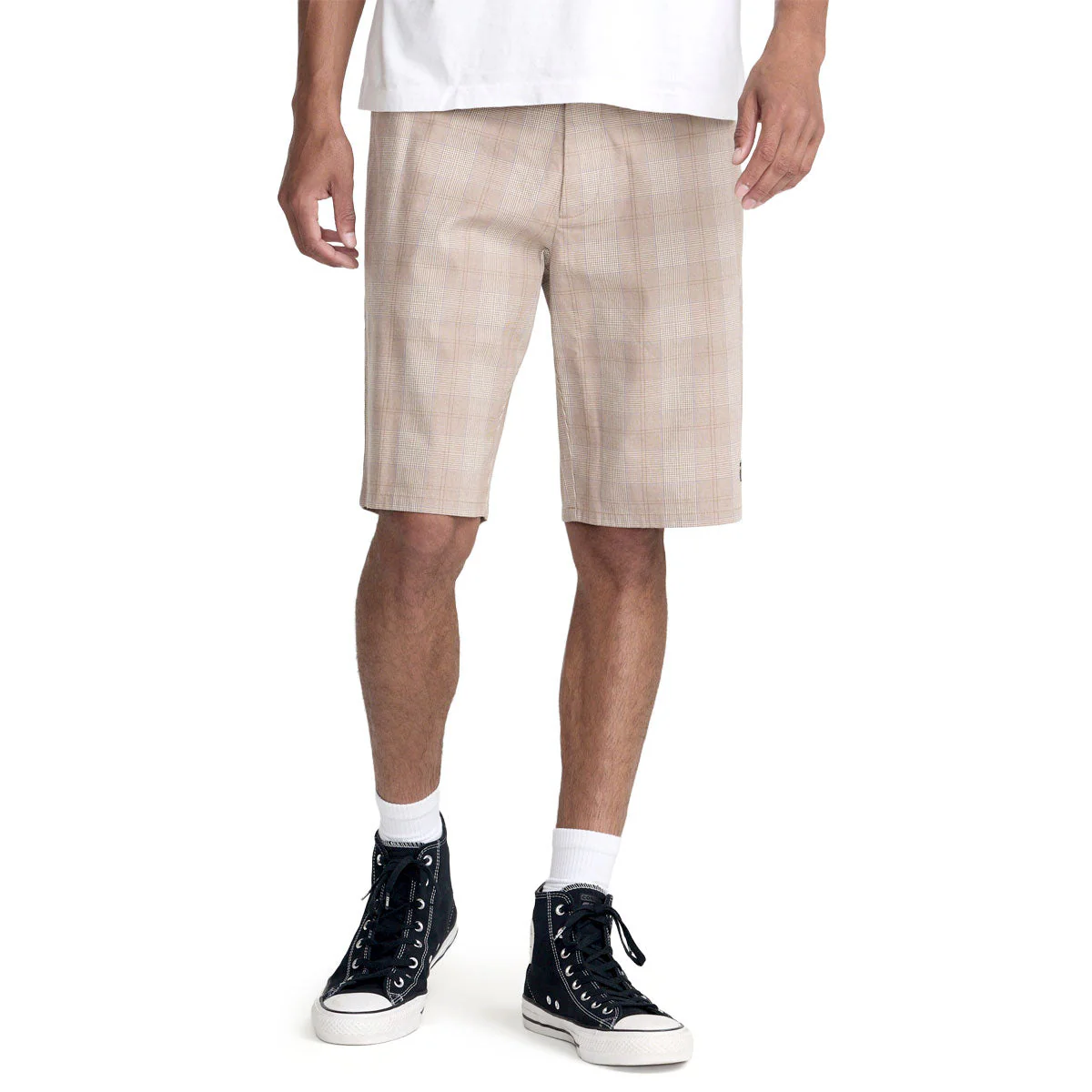 RVCA Dayshift Suiting Shorts - Dark Khaki - Image 2
