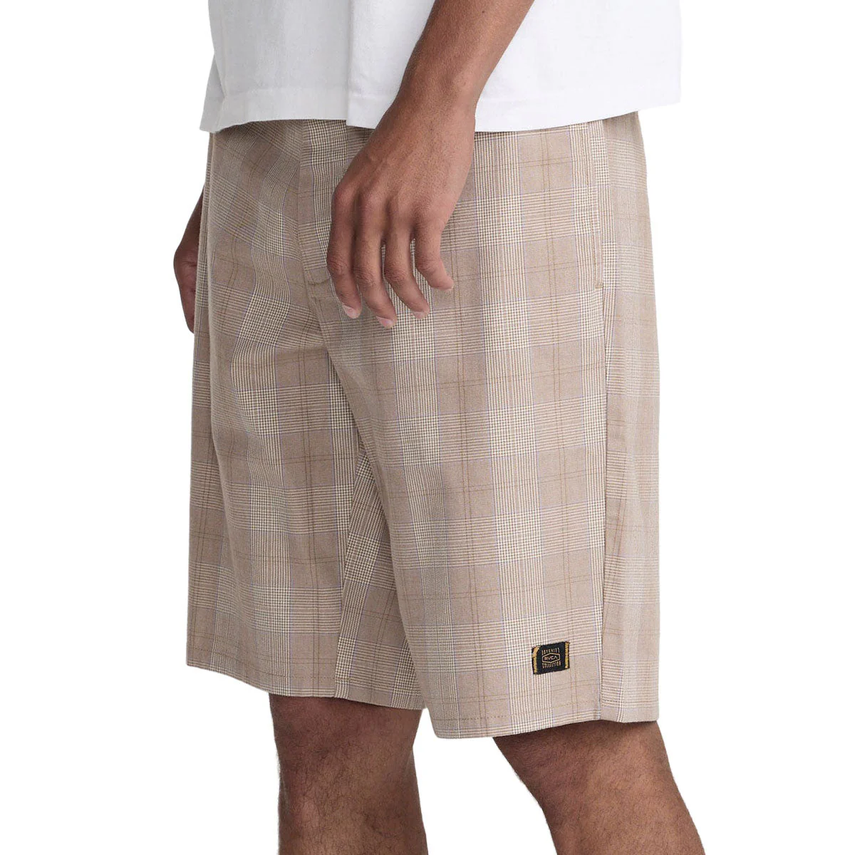RVCA Dayshift Suiting Shorts - Dark Khaki - Image 4