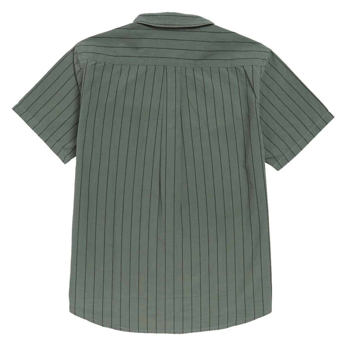 RVCA Dayshift Workwear Stripe Shirt - Sage Leaf - Image 2