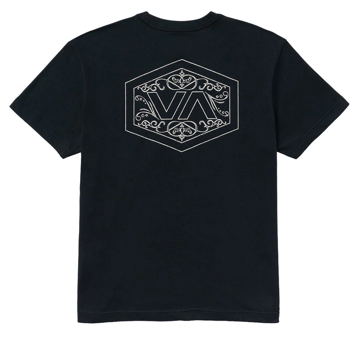 RVCA Hex Filigre T-Shirt - Black - Image 2