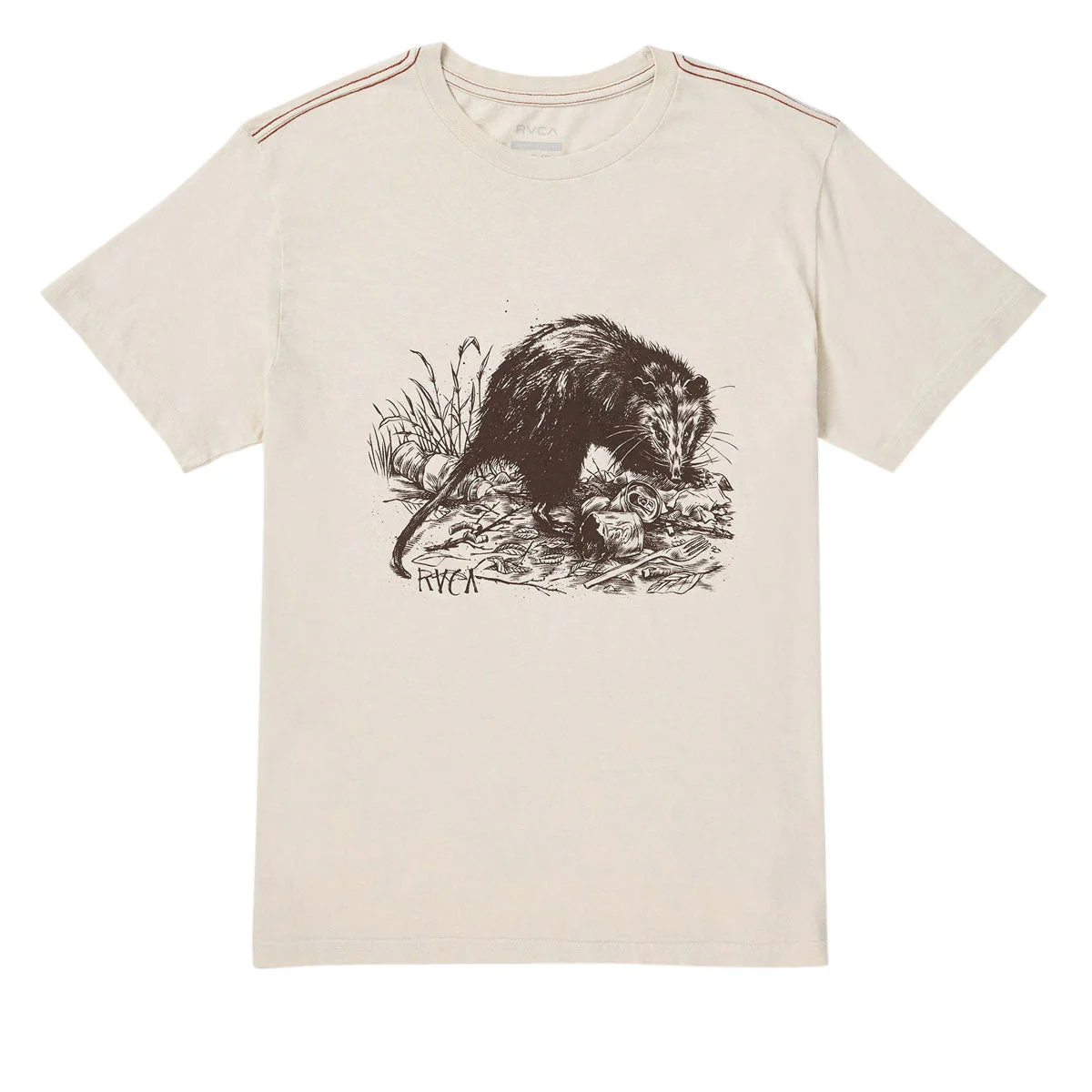 RVCA Horton Possum T-Shirt - Ceramic
