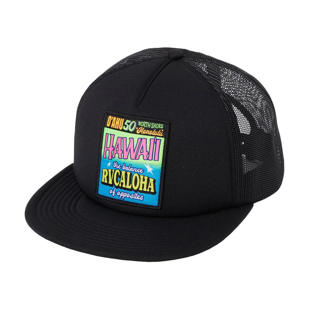 RVCA Island Time Foam Trucker Hat - Black