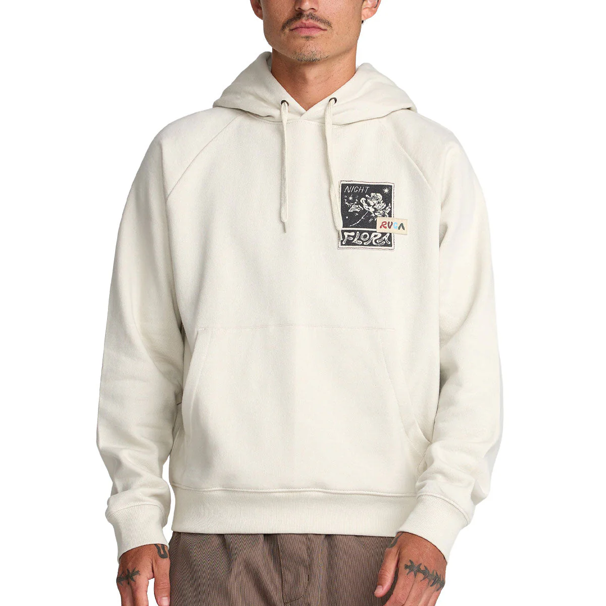 RVCA Mel G Flora Hoodie - Silver Bleach