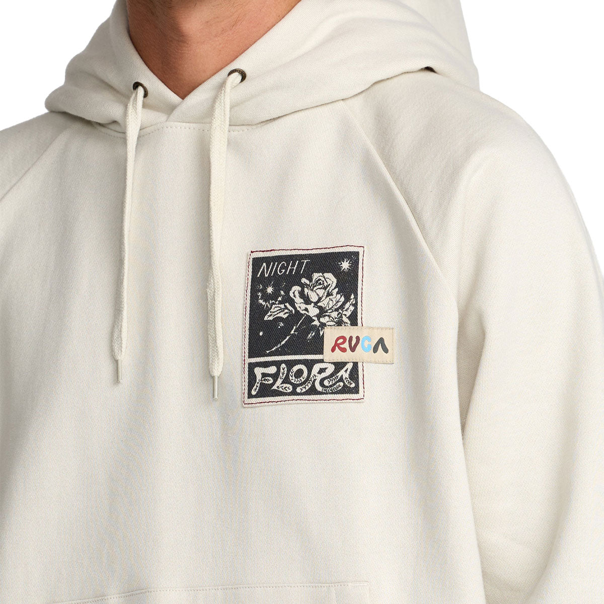 RVCA Mel G Flora Hoodie - Silver Bleach - Image 3