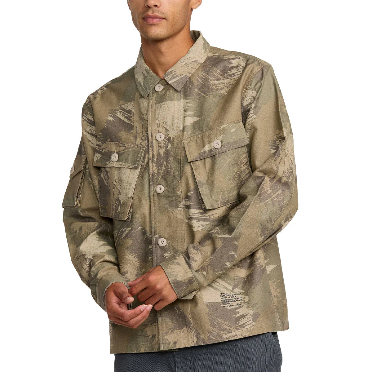 RVCA Mil Jacket - Khaki Camo