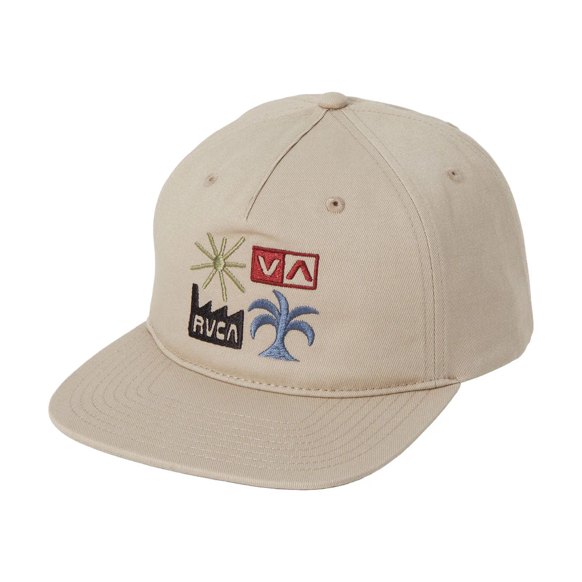 RVCA Mirage Snapback Hat - Slate Blue