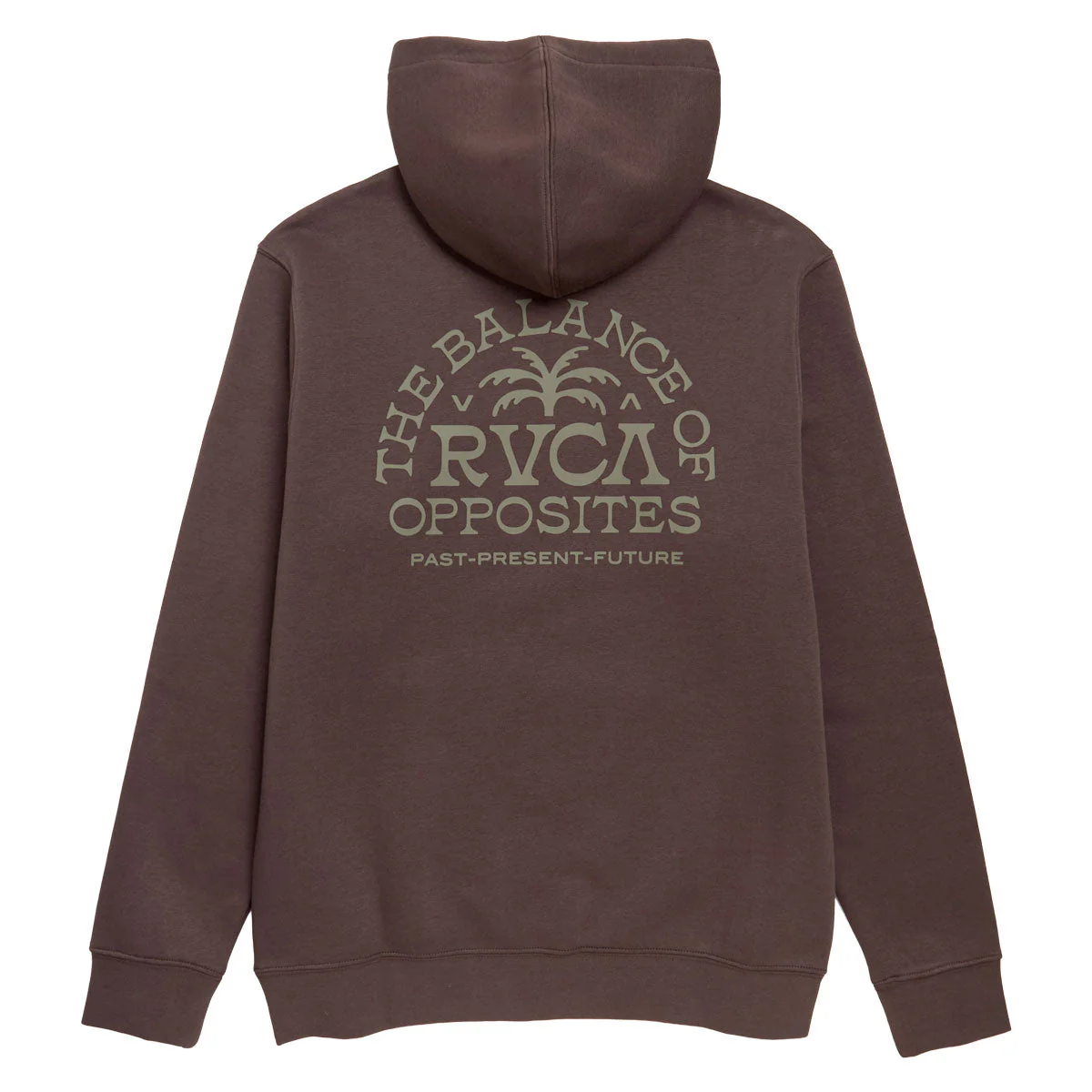 RVCA Palm Serif Hoodie - Mocha - Image 2