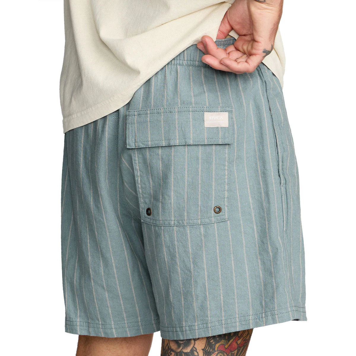 RVCA Sands Elastic 17 Shorts - Lead - Image 4