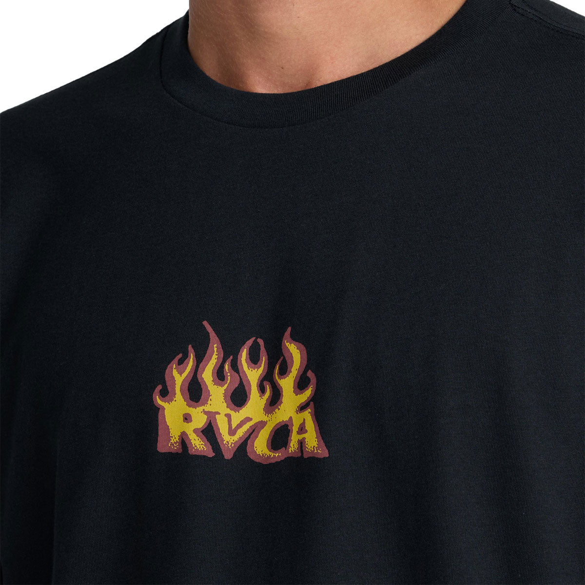 RVCA Spanky Fuego T-Shirt - Black - Image 3