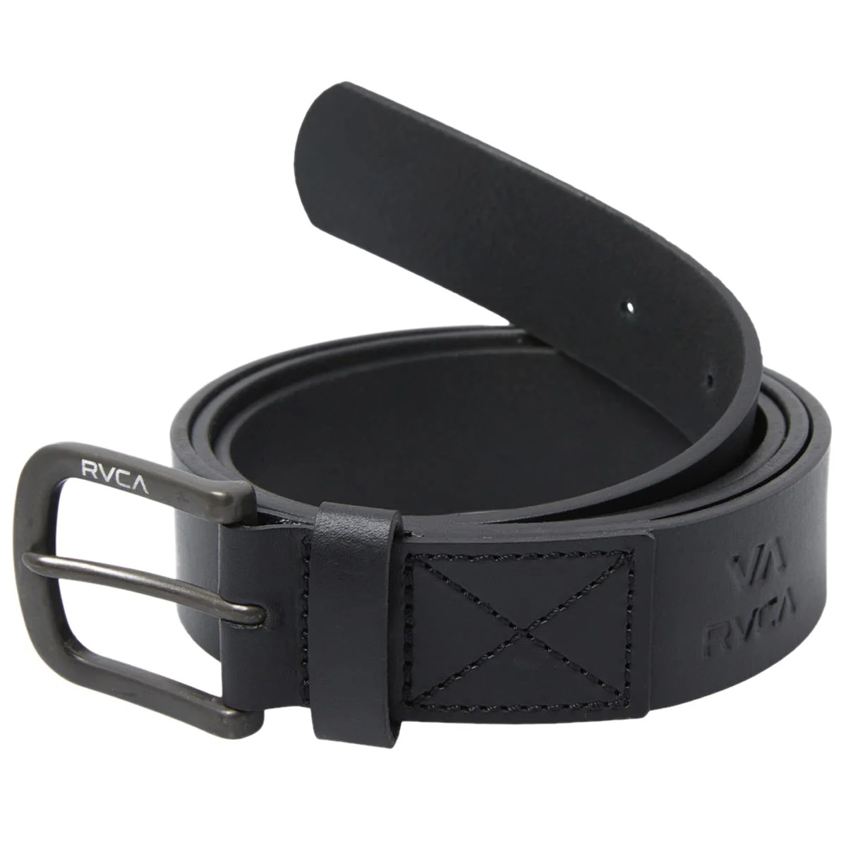 RVCA Standard Leather Belt - Black