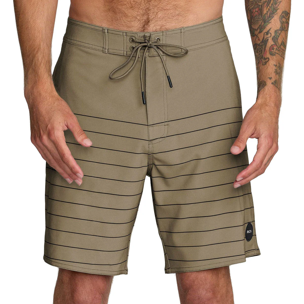 RVCA Steady Stripe Boardshorts - Aloe - Image 3