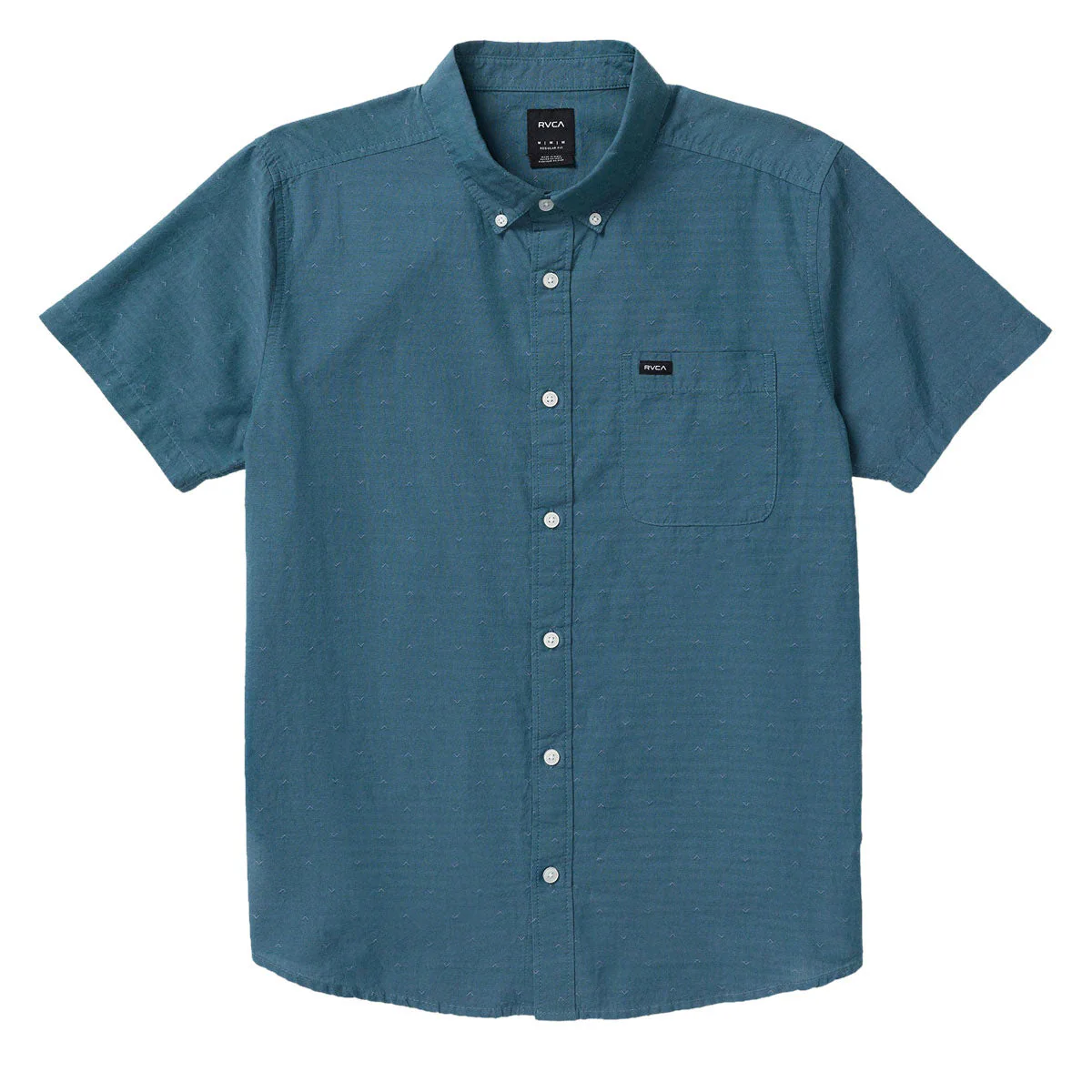 RVCA Thatll Do Dobby Shirt - Atlantic - Image 4
