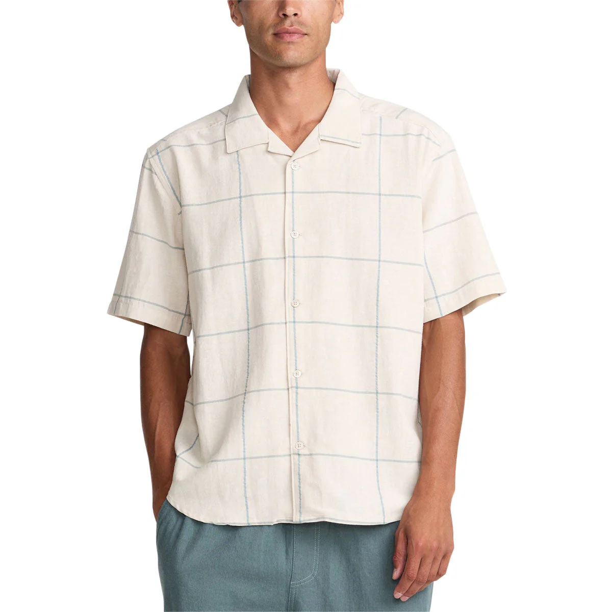 RVCA Vacancy Plaid Shirt - Ceramic