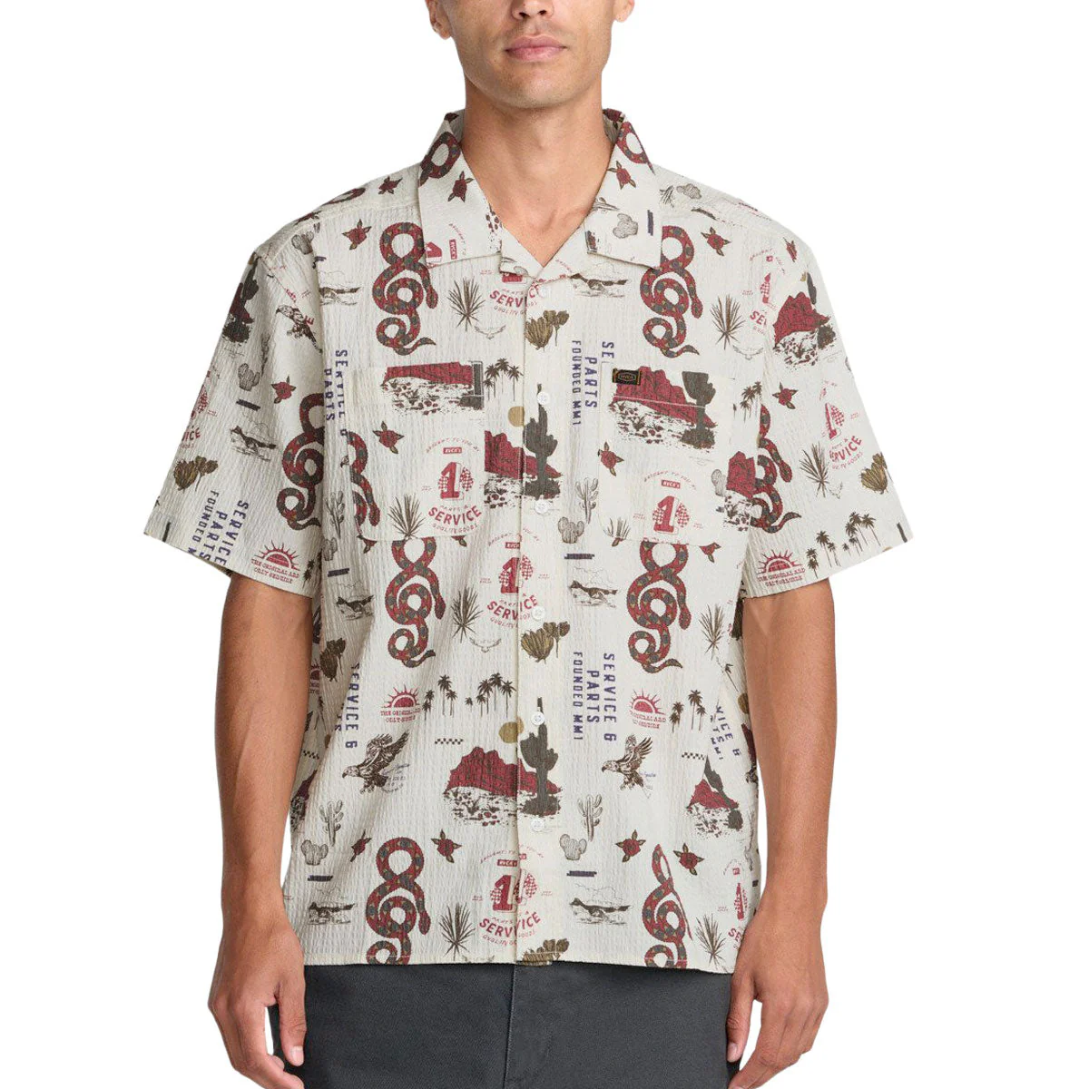 RVCA Wasteland Shirt - Natural