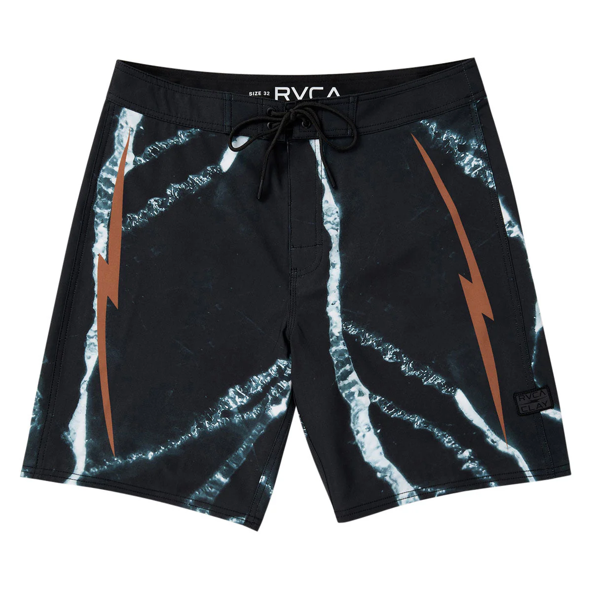 RVCA x Clay Boardshorts - Black Resin