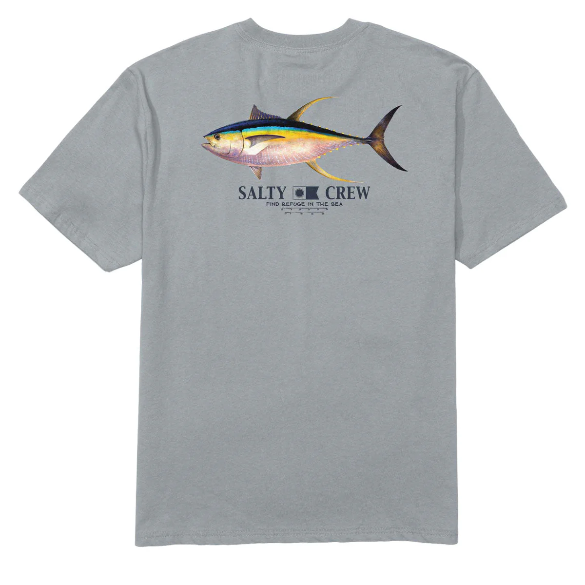 Salty Crew Ahi Classic T-Shirt - Quarry
