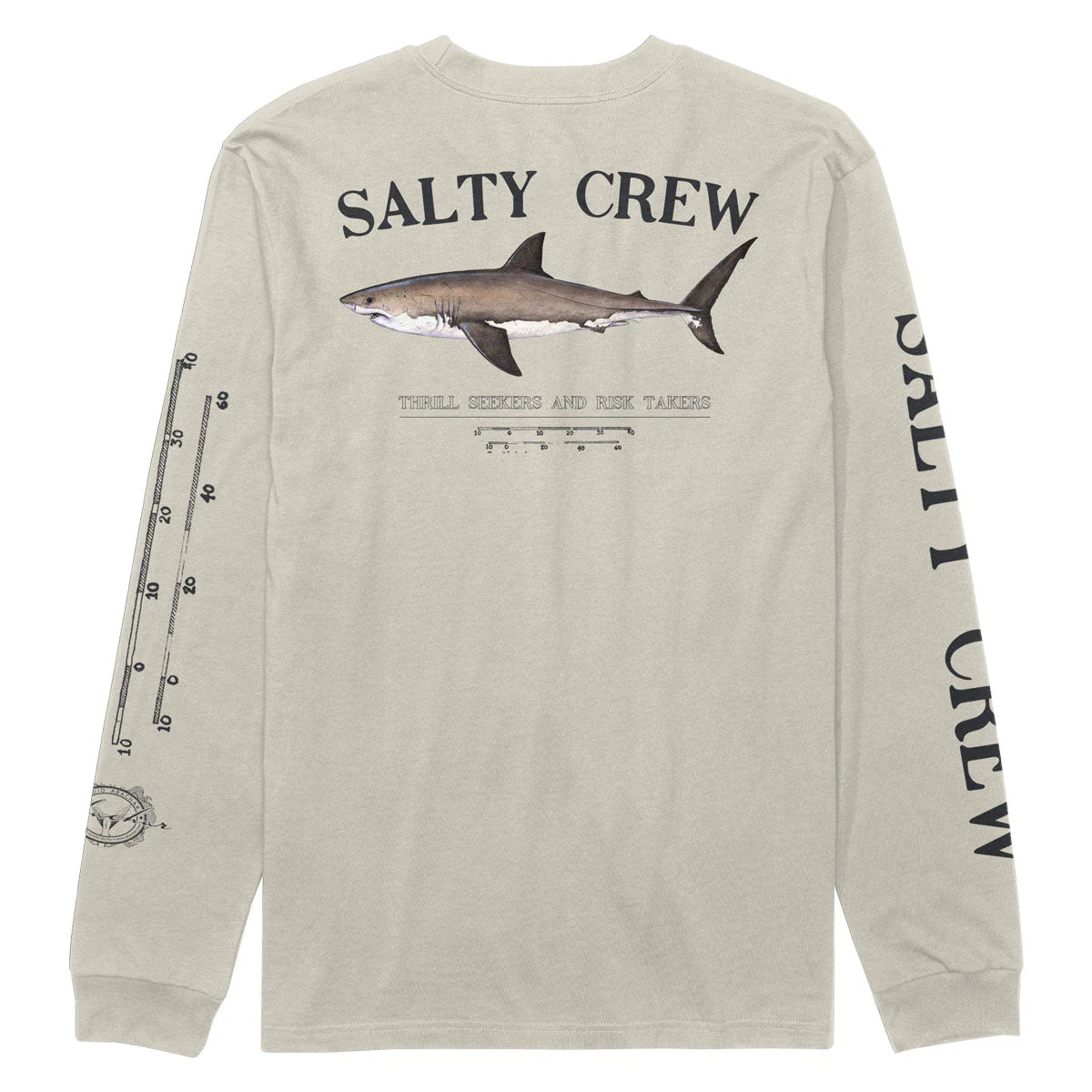 Salty Crew Bruce Classic Long Sleeve T-Shirt - Bone