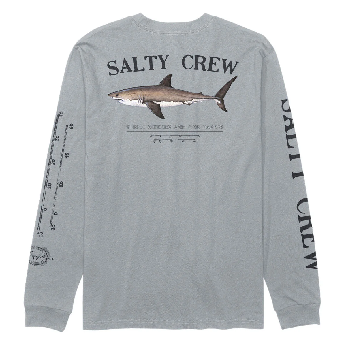 Salty Crew Bruce Long Sleeve T-Shirt - Quarry