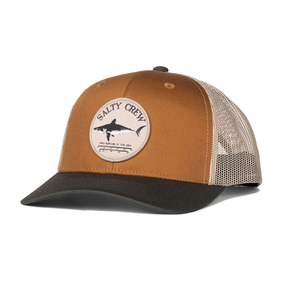 Salty Crew Bruce Trucker Hat - Brown/Iron