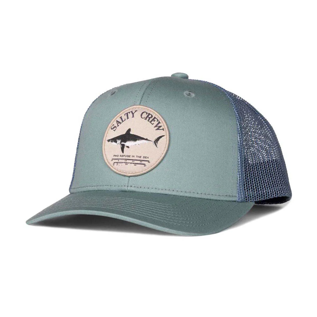 Salty Crew Bruce Trucker Hat - Marine/Slate