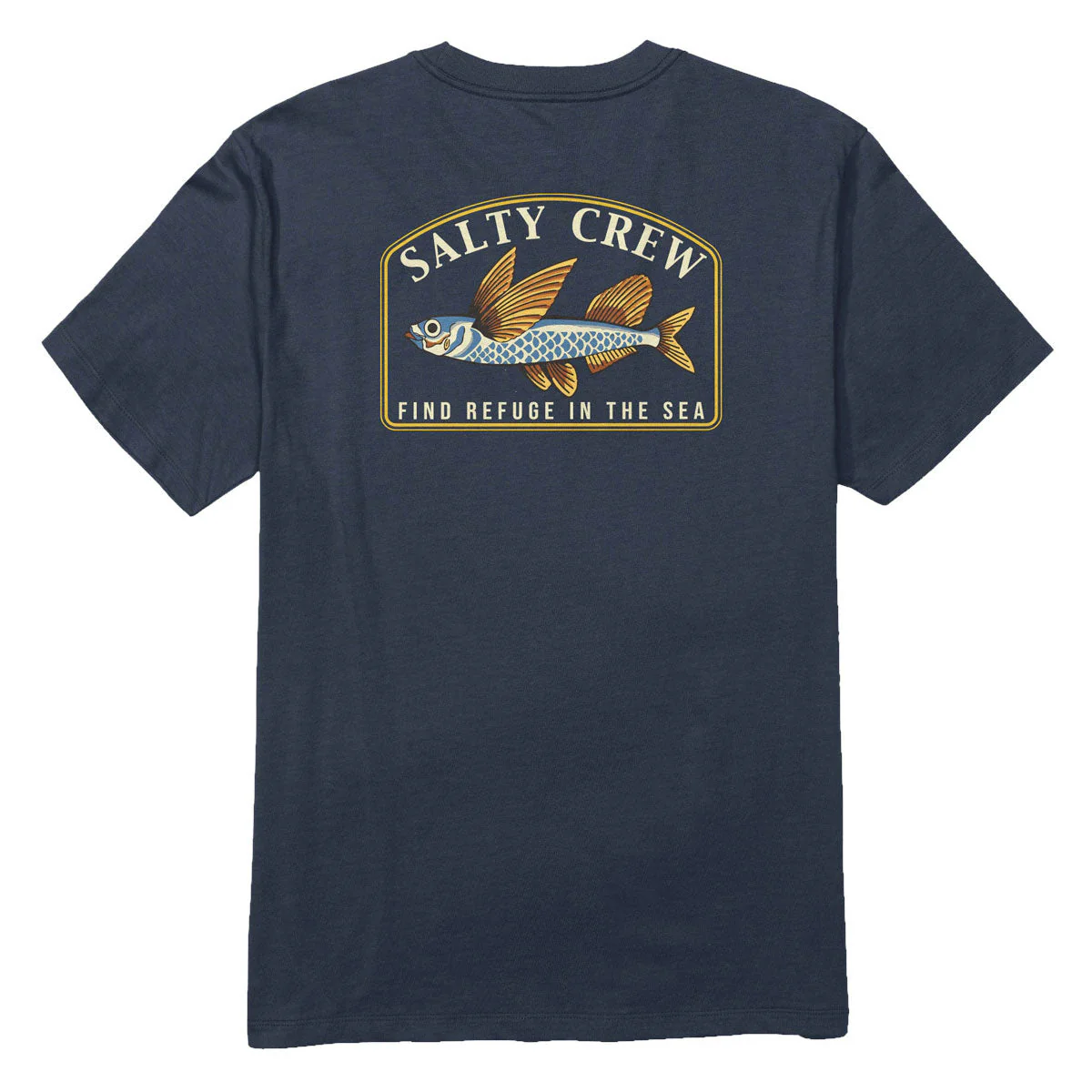 Salty Crew Fly Home T-Shirt - Navy