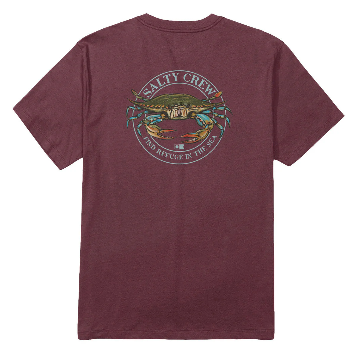 Salty Crew Jimmy T-Shirt - Burgundy