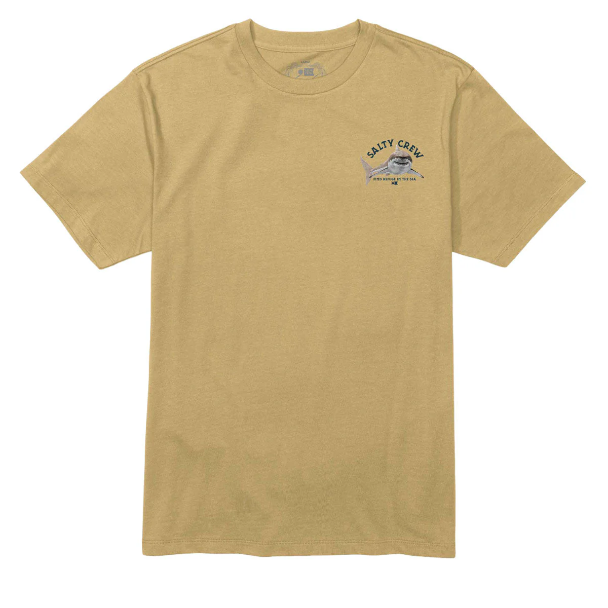 Salty Crew Lurking T-Shirt - Mineral Yellow - Image 2