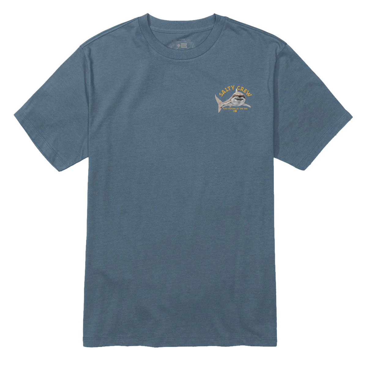 Salty Crew Lurking T-Shirt - Slate - Image 2