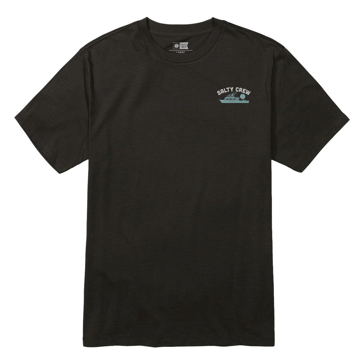 Salty Crew Overnight T-Shirt - Black - Image 2