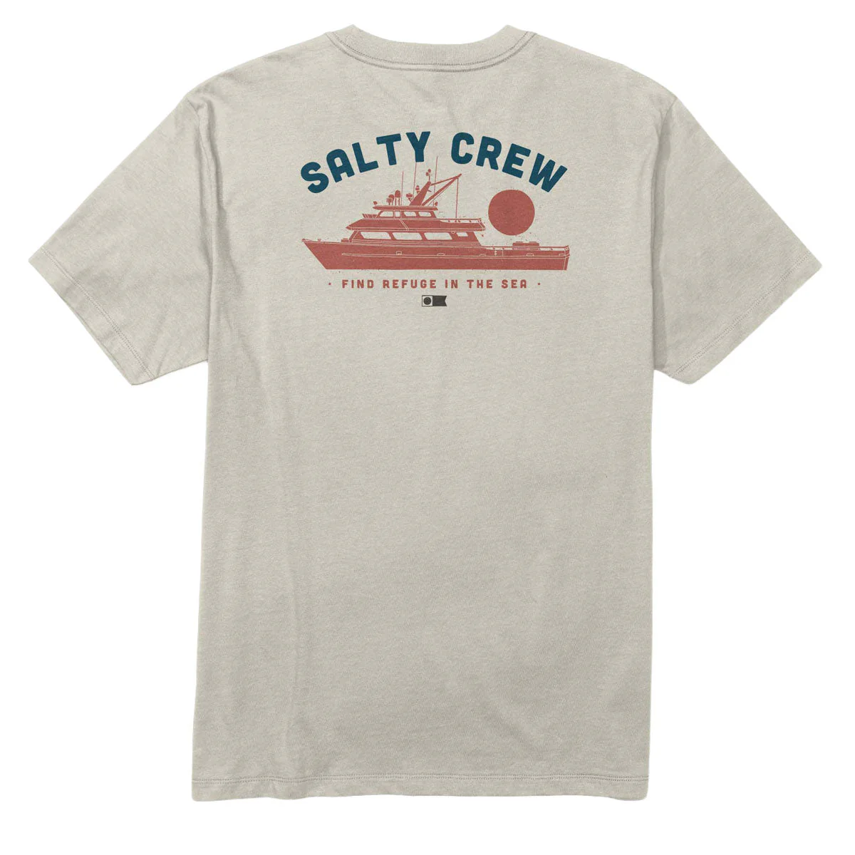Salty Crew Overnight T-Shirt - Bone