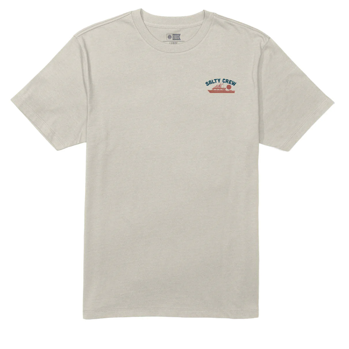 Salty Crew Overnight T-Shirt - Bone - Image 2
