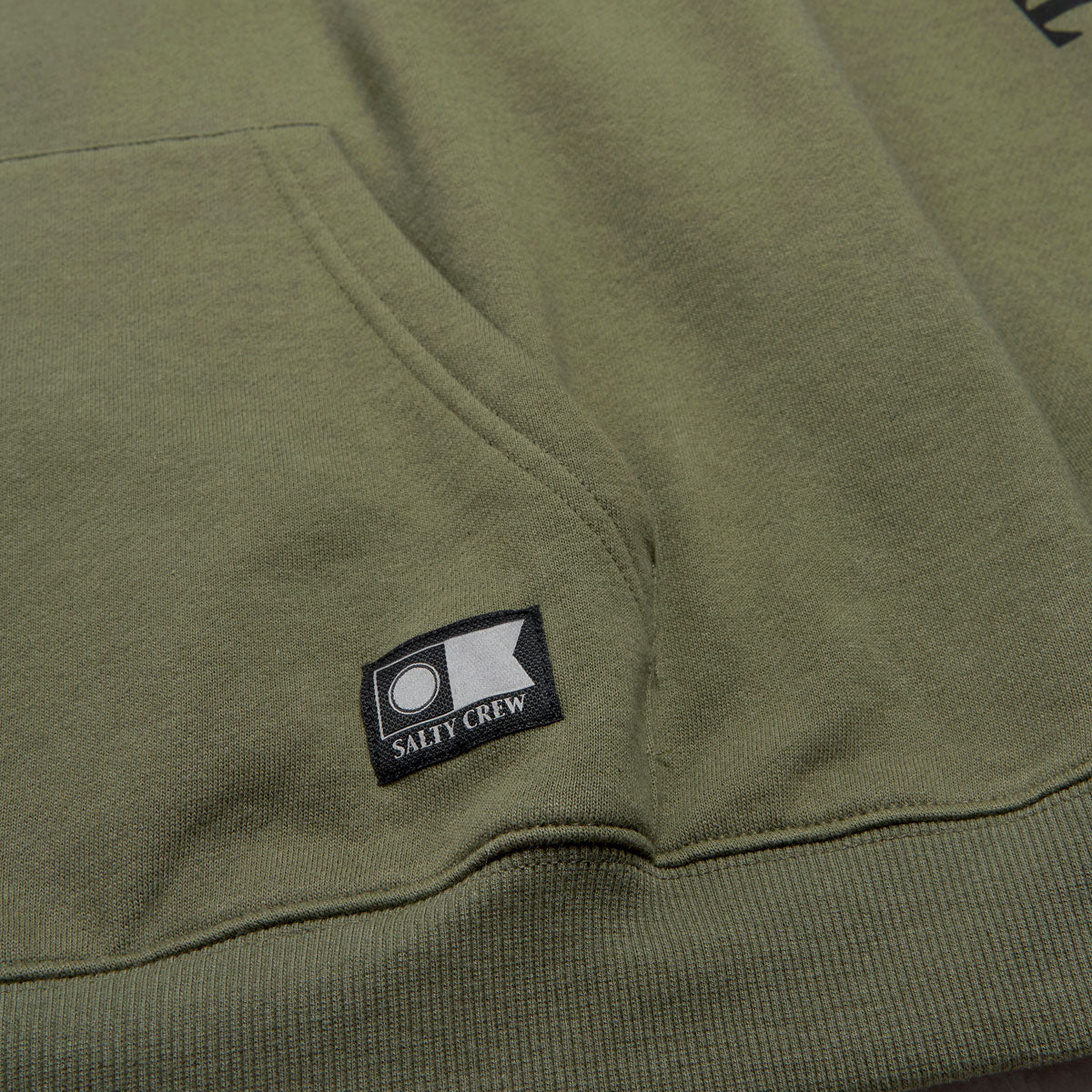 Salty Crew Refuge Hoodie - Olive - Image 3
