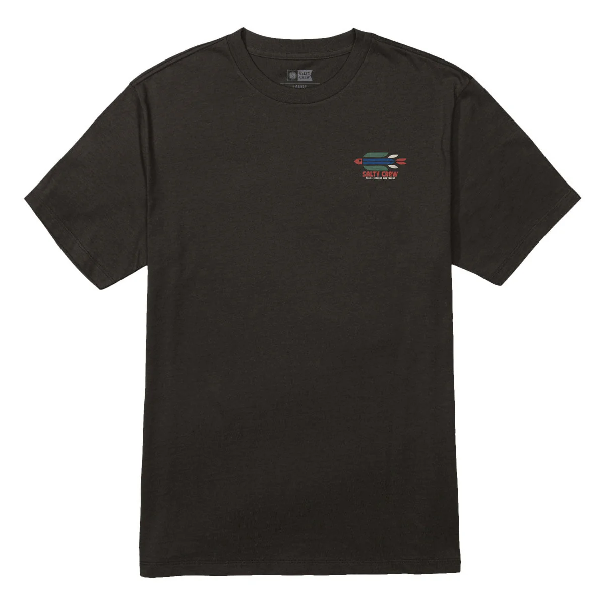 Salty Crew Torpedo T-Shirt - Black - Image 2
