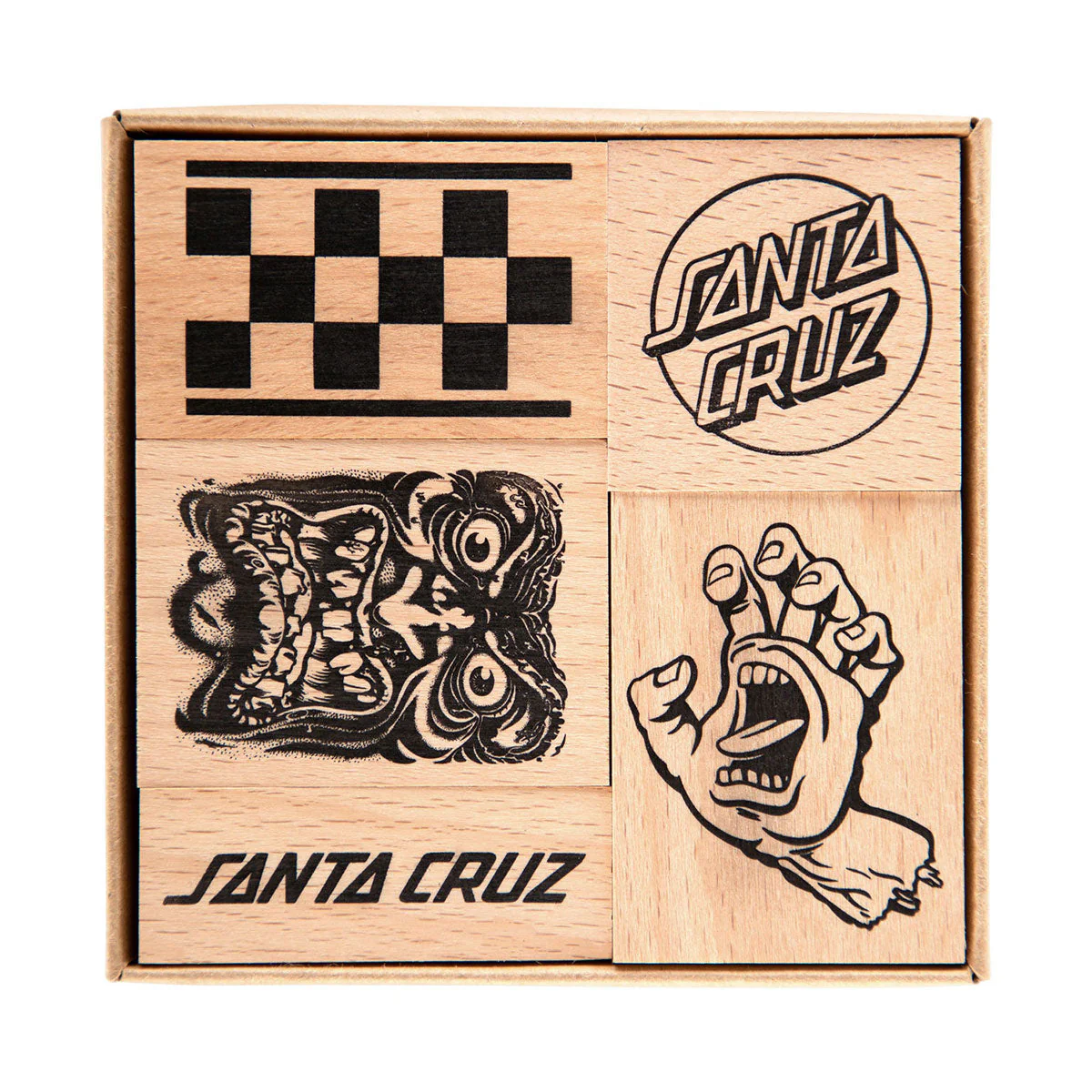Santa Cruz 2026 Stamp Set - Natural