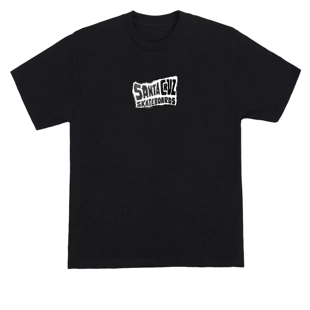 Santa Cruz Ad Collage T-Shirt - Black