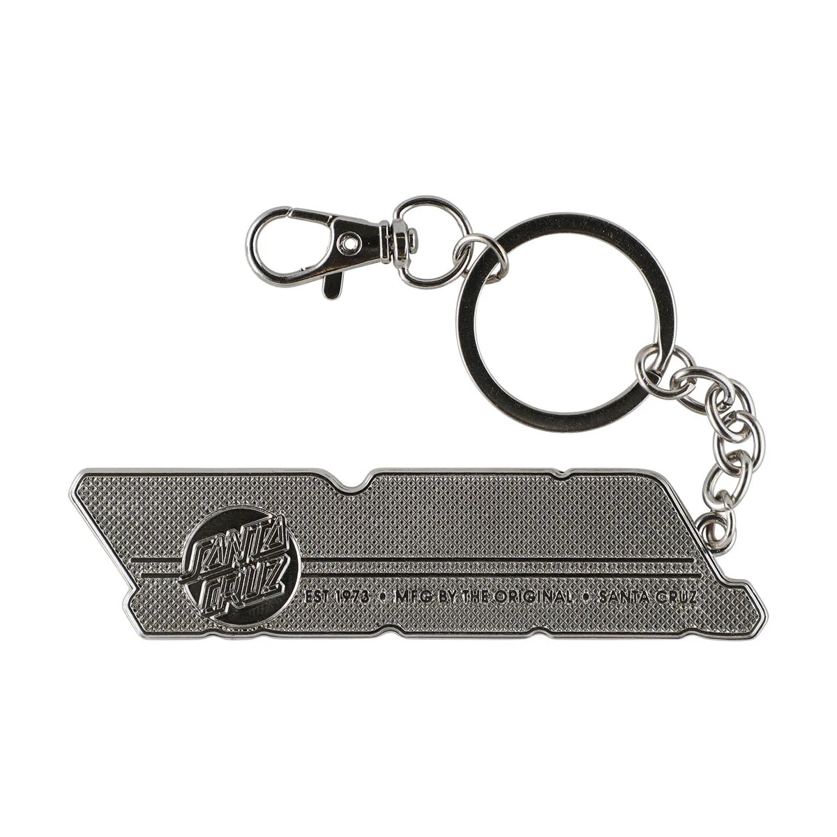 Santa Cruz Big Strip Keychain - Silver - Image 2