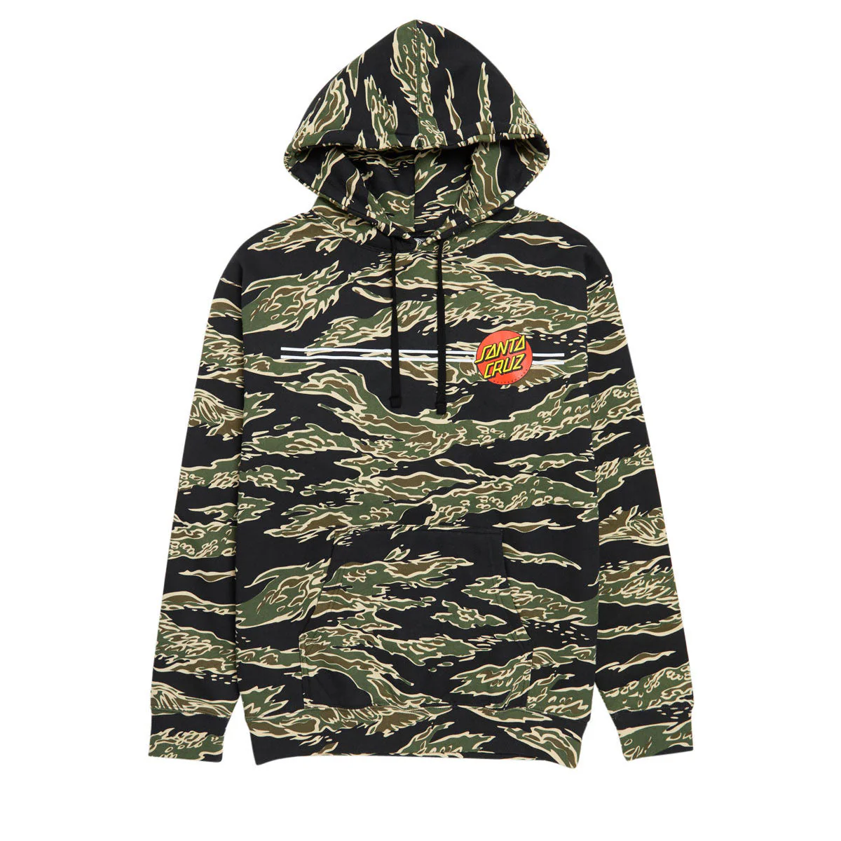 Santa Cruz Classic Dot Hoodie - Tiger Camo