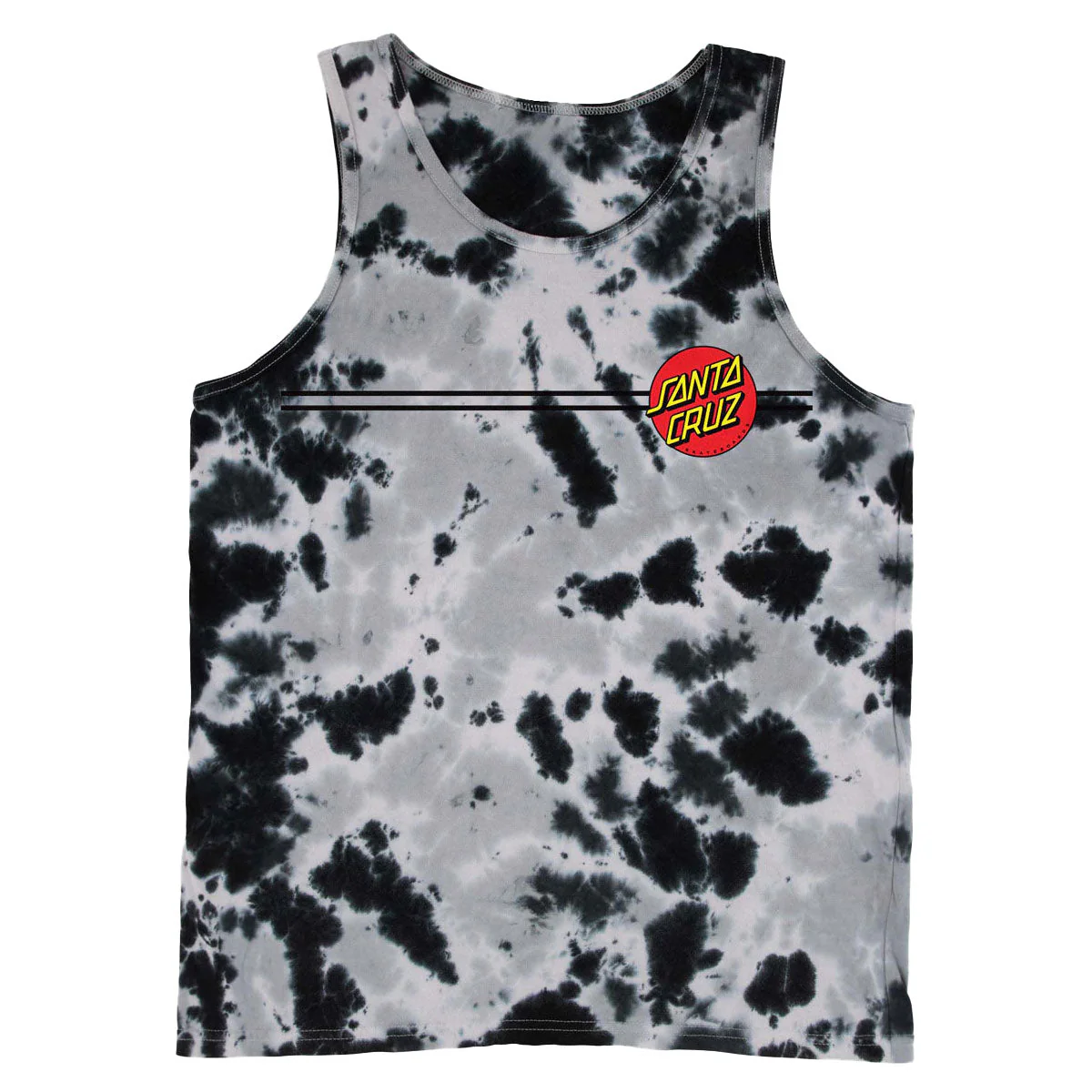 Santa Cruz Classic Dot Tank Top - Multi Black