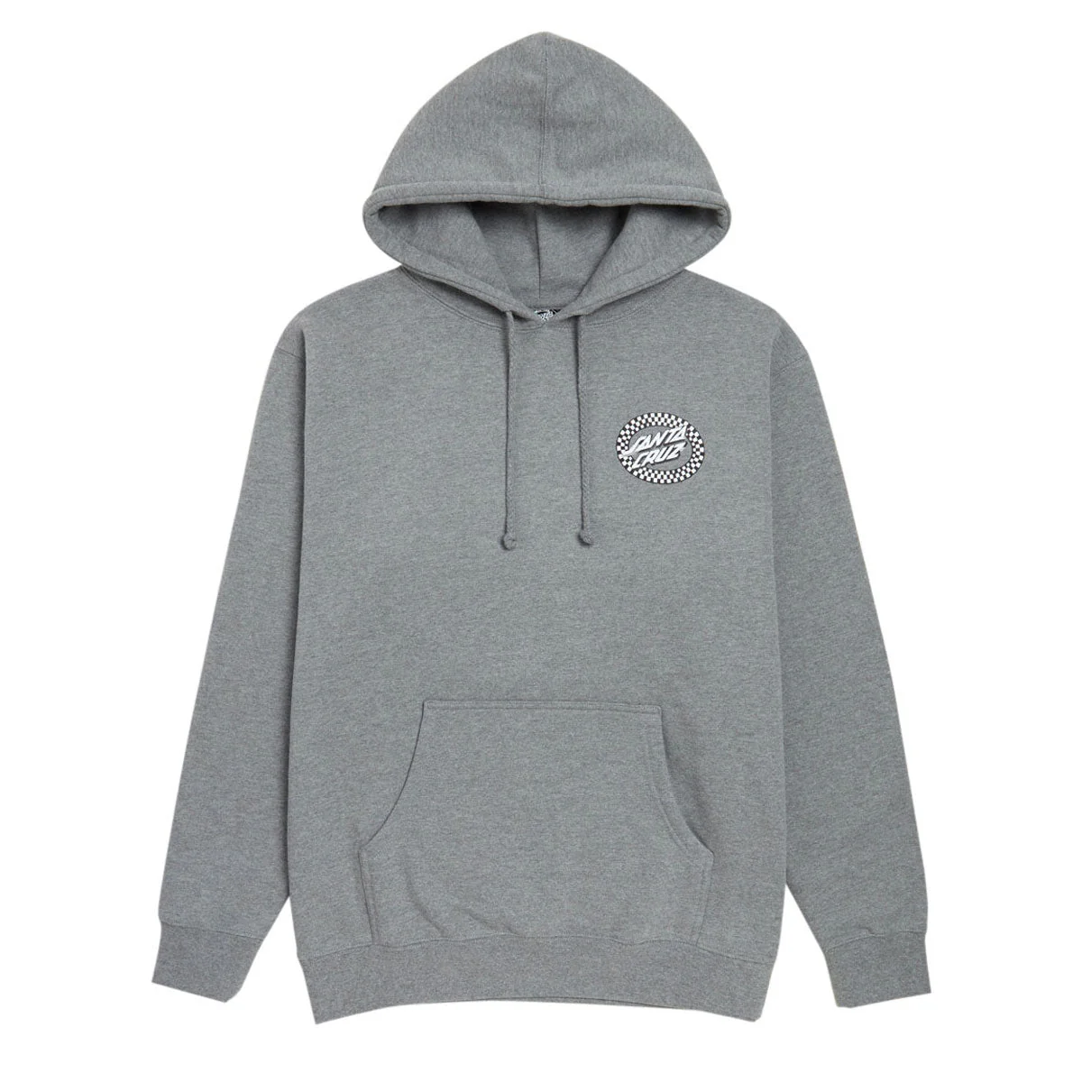 Santa Cruz Collage Oval Dot Hoodie - Gunmetal Heather - Image 2
