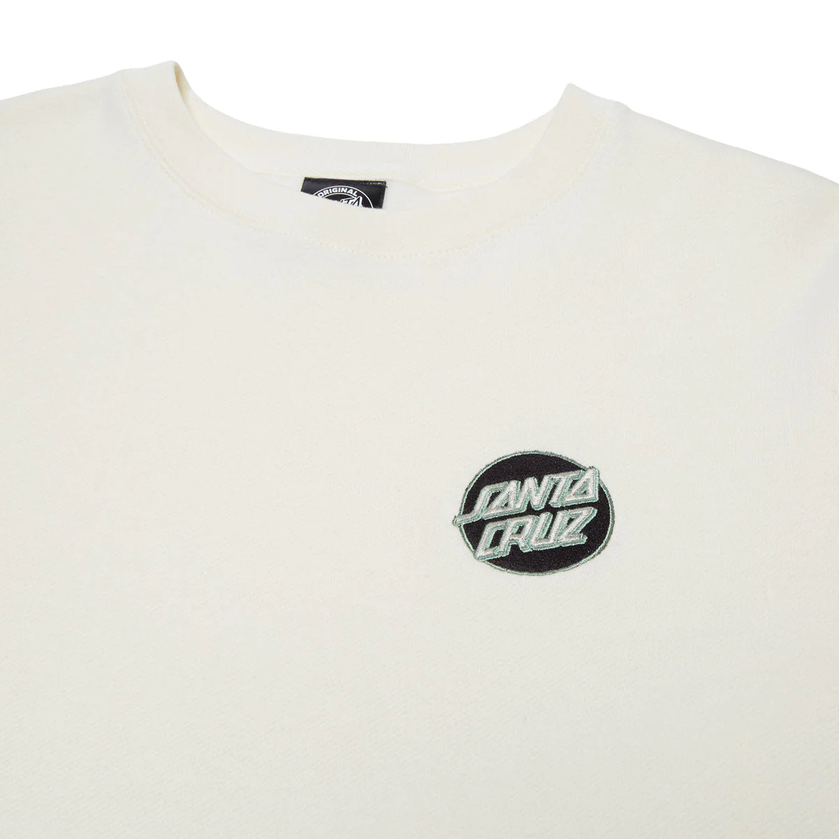 Santa Cruz Cruz Embroidered Sweatshirt - Bone - Image 2