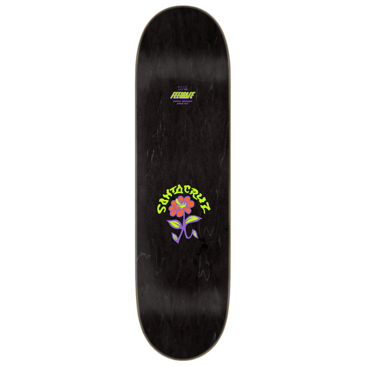 Santa Cruz Delfino Ego FeelBase Pro Skateboard Deck - 8.25" - Image 2