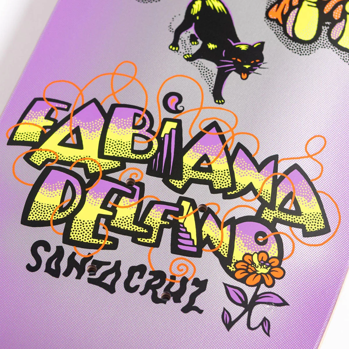Santa Cruz Delfino Ego FeelBase Pro Skateboard Deck - 8.25" - Image 3