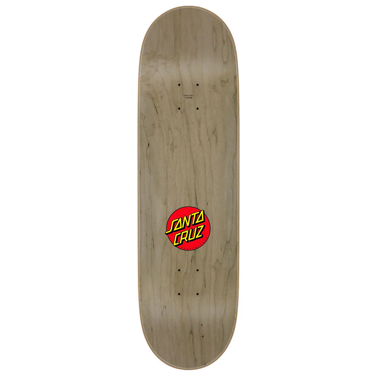 Santa Cruz Dot Guy Skateboard Deck - 8.80" - Image 2