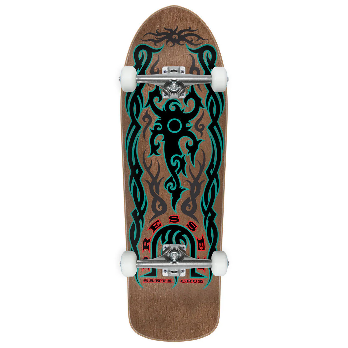 Santa Cruz Dressen Tribal Reissue Skateboard Complete - 9.90"